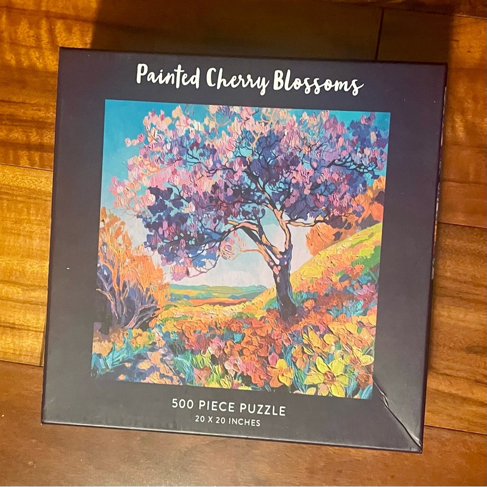 Galison Painted Cherry Blossoms Jigsaw Puzzle